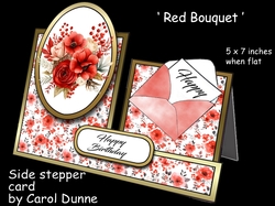 Side stepper red bouquet