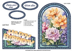 Cutaway Spring bouquet