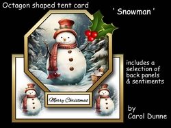 Octagon tent Snowman