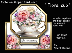 Octagon Floral cup kit
