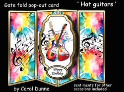 Gate fold pop-out Hot guitars