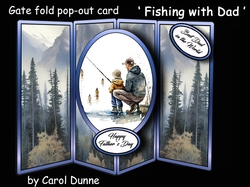 Gate fold pop-out Fishing with Dad