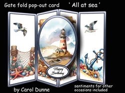 Gatefold pop-out All at sea