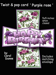 Twist & pop Purple roses