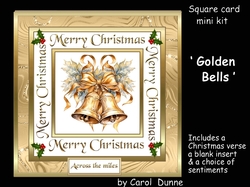 Golden Bells square card