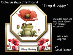 Octagon tent Frog & poppy