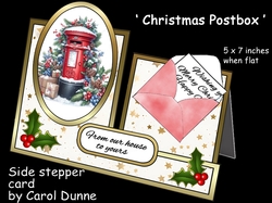 Side stepper Christmas Postbox