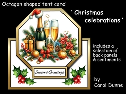 Octagon tent Christmas celebrations