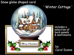 Snow globe Winter cottage