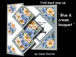 FBS Blue & cream bouquet