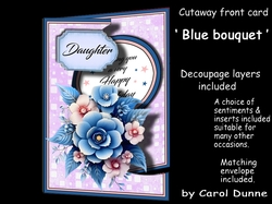 Cutaway front Blue Bouquet