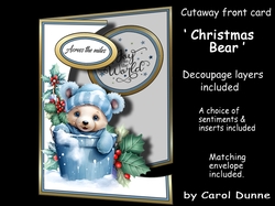 Cutaway Christmas Bear