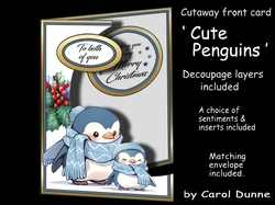 Cutaway Cute Penguins