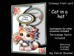 Cutaway Cat in a hat