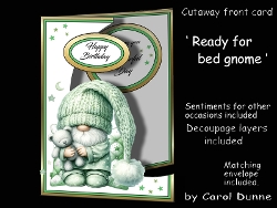 Cutaway Ready for bed gnome