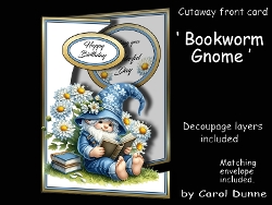Cutaway Bookworm Gnome