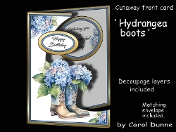Cutaway Hydrangea Boots