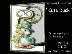 Cutaway Cute Duck