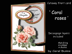 Cutaway Coral Roses