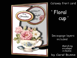 Cutaway Floral cup