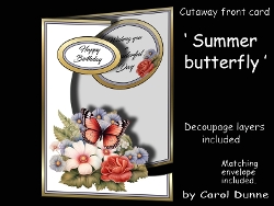Cutaway Summer Butterfly