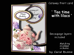 Cutaway Tea time with lilacs
