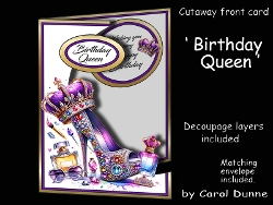 Cutaway Birthday Queen