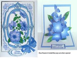 Blue Pop-up Flower Kit