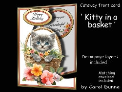 Cutaway Kitty in a basket
