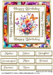 SCF Butterfly bouquet