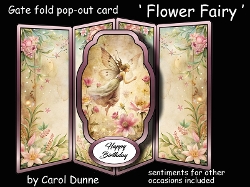 Gatefold pop-out Flower Fairy