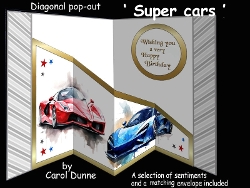 Diagonal pop-out Super cars