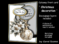 Cutaway Christmas decoration