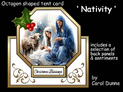 Octagon tent Nativity
