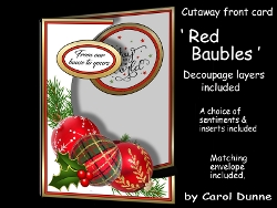 Cutaway Red Baubles