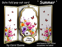 Gatefold pop-out Summer