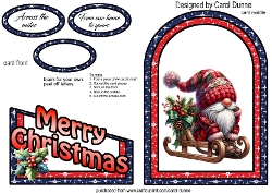 Cutaway Gnome on a sledge