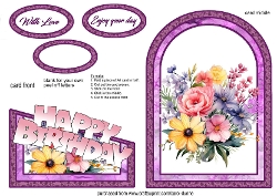 Cutaway Flower Bouquet