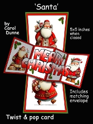 Twist and pop Santa