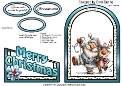 Cutaway Santa & Rudolf
