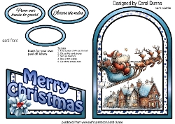 Cutaway Santas sleigh