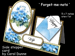 Side stepper Forget-me-nots