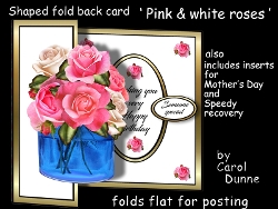 SFB Pink & white roses