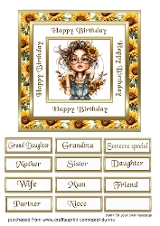 SC Sunflower girl