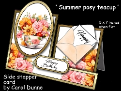 Side stepper Summer posy teacup