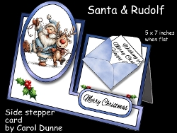 Side stepper Santa & Rudolf