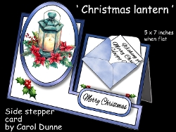 Side stepper Christmas lantern