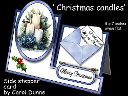 Side stepper Christmas candles