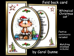 FBG Whimsical Christmas cat
