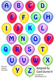 Balloon Alphabet